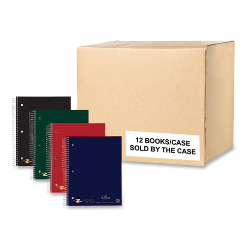 Wirebound Notebook W/tabs, 5-subject, College Rule, Randomly Asst Covers, (200) 11 X 8.5 Sheets, 12/ct, Ships In 4-6 Bus Days