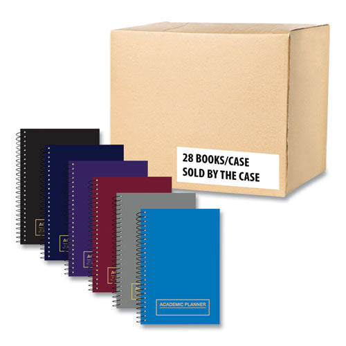 Wirebound Academic Weekly Planner, Asst Cover Color, 8 X 5.5, 14-month (july - August) 2023-2024, 28/ct,ships In 4-6 Bus Days