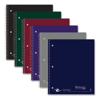 Subject Wirebound Notebook, 1-subject, Medium/college Rule, Asst Cover, (80) 11 X 9 Sheets, 24/carton, Ships In 4-6 Bus Days