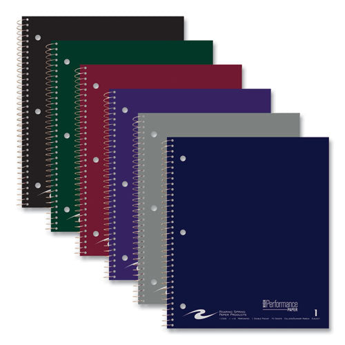 Subject Wirebound Notebook, 1-subject, Medium/college Rule, Asst Cover, (80) 11 X 9 Sheets, 24/carton, Ships In 4-6 Bus Days