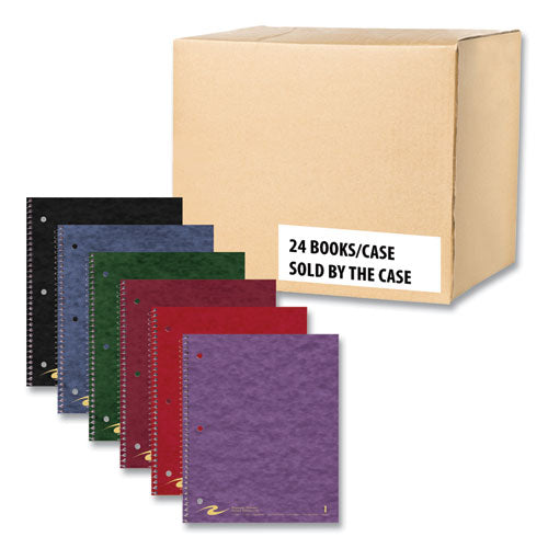 Subject Wirebound Notebook, 1-subject, Med/college Rule, Randomly Asst Cover, (100) 11x9 Sheets, 24/ct, Ships In 4-6 Bus Days