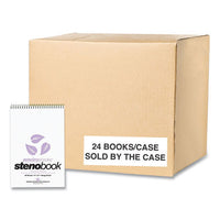 Enviroshades Steno Pad, Gregg Rule, White Cover, 80 Orchid 6 X 9 Sheets, 24 Pads/carton, Ships In 4-6 Business Days
