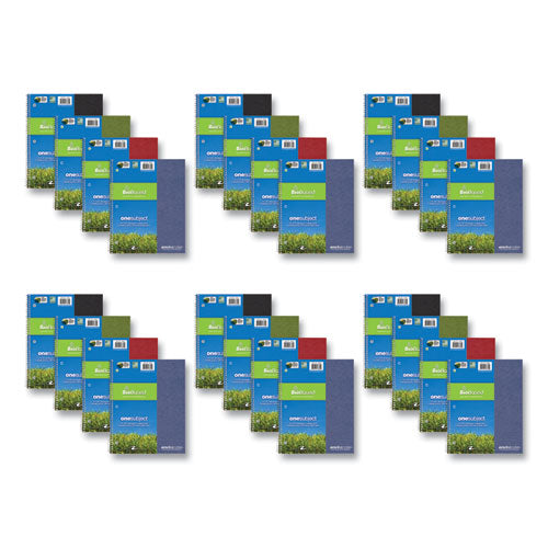Earthtones Biobased  1 Subject Notebook, Med/college Rule, Random Asst Covers, (80) 11x9 Sheets, 24/ct, Ships In 4-6 Bus Days