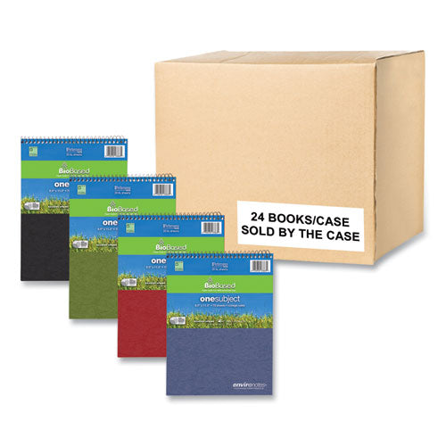 Earthtones Biobased  1 Subject Notebook, Med/college Rule, Asst Covers, (70) 8.5x11.5 Sheets, 24/ct, Ships In 4-6 Bus Days