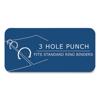 Notebook Filler Paper, 3-hole, 8 X 10.5, Wide-legal Rule, 200-pack