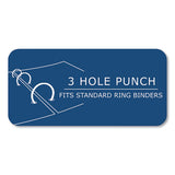 Graph Filler Paper, 3-hole, 8.5 X 11, Quadrille: 4 Sq/in, 80 Sheets/pack, 24 Packs/carton, Ships In 4-6 Business Days