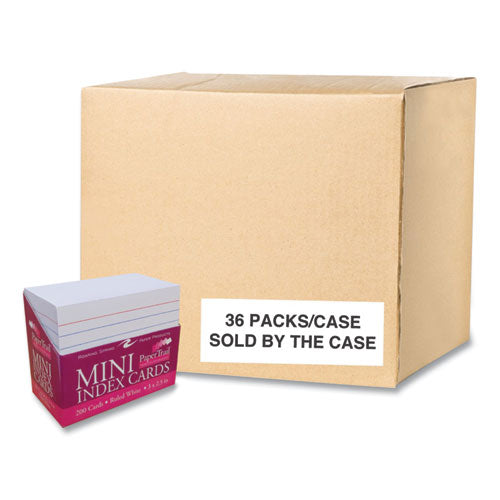 Trayed Index Cards, Narrow Ruled, 3 X 2.5, 200/tray, 36/carton, Ships In 4-6 Business Days