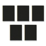 Mr M Fashion Notebook, 4-subject, Med/college Rule, Black Dots Cover, (120) 11 X 8.5 Sheets, 5/ct, Ships In 4-6 Business Days