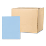 Pocket Folder, 0.5" Capacity, 11 X 8.5, Light Blue, 25/box, 10 Boxes/carton, Ships In 4-6 Business Days