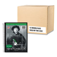 Sketch Book, 60-lb Drawing Paper Stock, Rembrandt Photography Cover, (100) 11 X 8.5 Sheets,12/ct, Ships In 4-6 Business Days