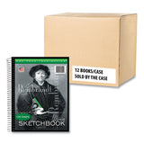 Sketch Book, 60-lb Drawing Paper Stock, Rembrandt Photography Cover, (100) 11 X 8.5 Sheets,12/ct, Ships In 4-6 Business Days