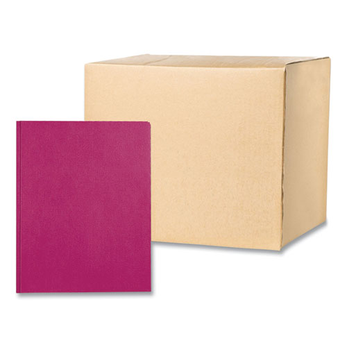 Pocket Folder With 3 Fasteners, 0.5" Capacity, 11 X 8.5, Maroon, 25/box, 10 Boxes/carton, Ships In 4-6 Business Days