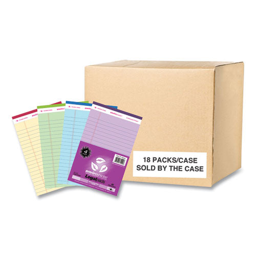 Enviroshades Legal Notepads, 40 Assorted 5 X 8 Sheets, 72 Notepads/carton, Ships In 4-6 Business Days