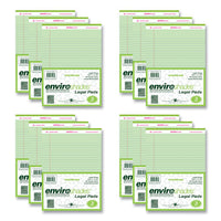 Enviroshades Legal Notepads, 50 Green 8.5 X 11.75 Sheets, 72 Notepads/carton, Ships In 4-6 Business Days