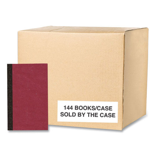 Sewn Memo Book, Narrow Rule, Red Cover, (70) 6 X 3.75 Sheets, 144/carton, Ships In 4-6 Business Days