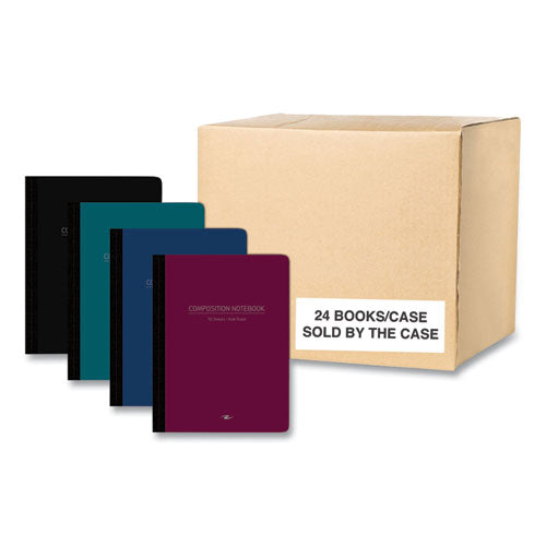 Poly Flex Composition Notebook, Wide/legal Rule, Random Asst Cover, (70) 9.75 X 7.5 Sheet, 24/ct, Ships In 4-6 Business Days