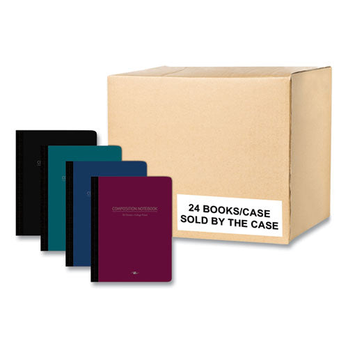 Poly Flex Composition Notebook, Med/college Rule, Asst Cover, (70) 9.75 X 7.5 Sheet, 24/ct, Ships In 4-6 Business Days