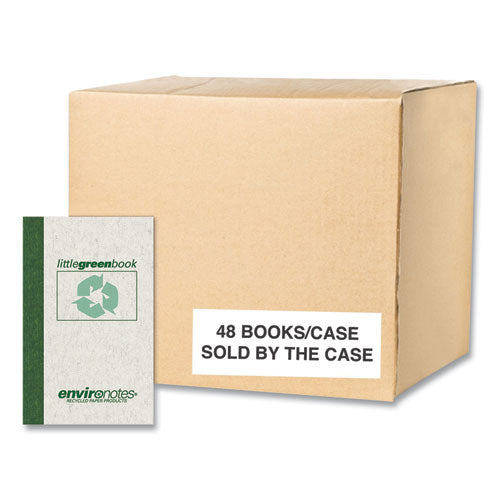 Little Green Memo Book, Narrow Rule, Gray Cover, (60) 5 X 3 Sheets, 48/carton, Ships In 4-6 Business Days