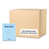 Examination Blue Book, Wide/legal Rule, Blue Cover, (4) 8.5 X 11 Sheets, 600/carton, Ships In 4-6 Business Days