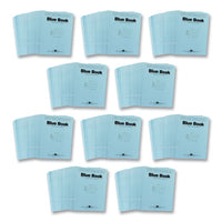 Examination Blue Book, Wide/legal Rule, Blue Cover, (6) 11 X 8.5 Sheets, 500/carton, Ships In 4-6 Business Days