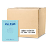 Examination Blue Books, Wide/legal Rule, Blue Cover, (8) 11 X 8.5 Sheets, 500/carton, Ships In 4-6 Business Days