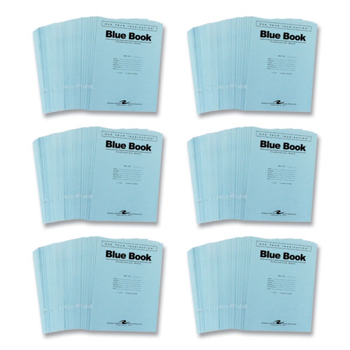 Examination Blue Book, Wide/legal Rule, Blue Cover, (12) 11 X 8.5 Sheets, 300/carton, Ships In 4-6 Business Days