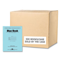 Recycled Exam Book, Wide/legal Rule, Blue Cover, (8) 11 X 8.5 Sheets, 500/carton, Ships In 4-6 Business Days