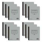 Lab And Science Carbonless Notebook, Quad Rule (4 Sq/in), Gray Cover, (100) 11x9.25 Sheets, 12/ct, Ships In 4-6 Business Days