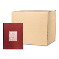 Lab And Science Numbered Notebook, Quadrille Rule (4 Sq/in), Red Cover, (76) 11.75 X 9.25 Sheets, 24/ct,ships In 4-6 Bus Days