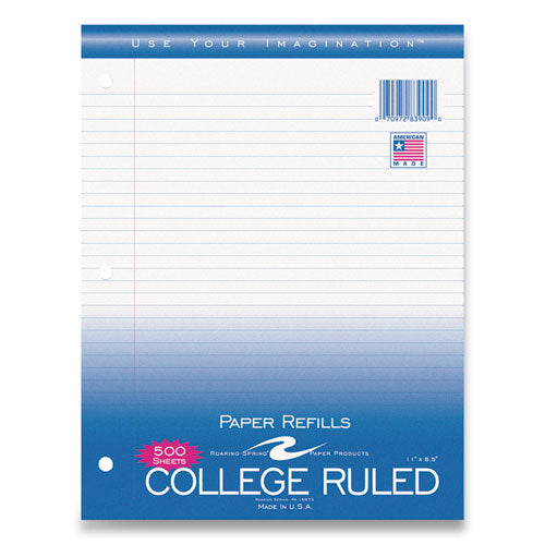 Notebook Filler Paper, 8.5 X 11, College Rule, 500-pack