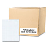 Gummed Pad, 5 Sq/in Quadrille Rule, 50 White 8.5 X 11 Sheets, 72/carton, Ships In 4-6 Business Days