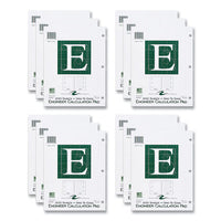 Engineer Pad, (1.25" Margin), Quad Rule (5 Sq/in, 1 Sq/in), 200 Lt Green 8.5x11 Sheets/pad, 12/ct, Ships In 4-6 Business Days