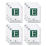 Engineer Pad, (1.25" Margin), Quad Rule (5 Sq/in, 1 Sq/in), 200 Lt Green 8.5x11 Sheets/pad, 12/ct, Ships In 4-6 Business Days