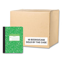 Ruled Composition Book, Grade 1 Manuscript Format, Green Marble Cover, (80) 9.75 X 7.5 Sheet, 48/ct, Ships In 4-6 Bus Days