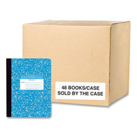 Ruled Composition Book, Grade 2 Manuscript Format, Blue Marble Cover, (80) 9.75 X 7.5 Sheet, 48/ct, Ships In 4-6 Bus Days