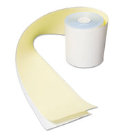 No Carbon Register Rolls, 3" X 90 Ft, White-yellow, 30-carton