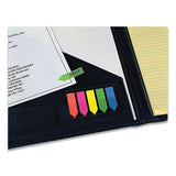 Removable Small Arrow Page Flags, Blue, Green, Orange Pink, Yellow, 125-pack