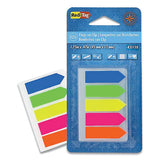 Removable Small Arrow Page Flags, Blue, Green, Orange Pink, Yellow, 125-pack