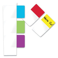 Removable Page Flags, Red-blue-green-yellow-purple, 100-color, 500-pack