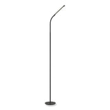 Resi Led Floor Lamp, Gooseneck, 60" Tall, Black, Ships In 1-3 Business Days