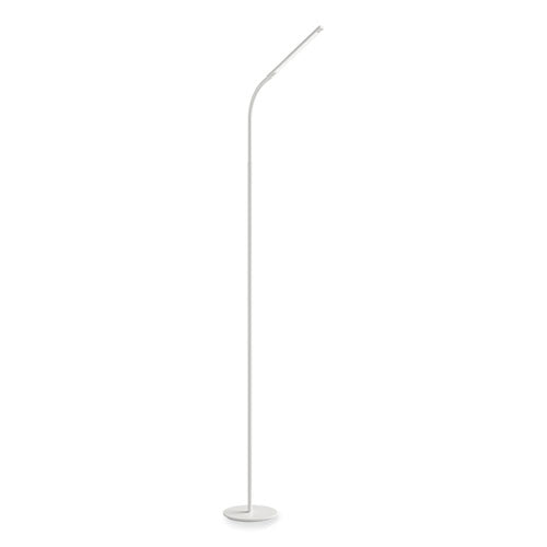 Resi Led Floor Lamp, Gooseneck, 60" Tall, White, Ships In 1-3 Business Days