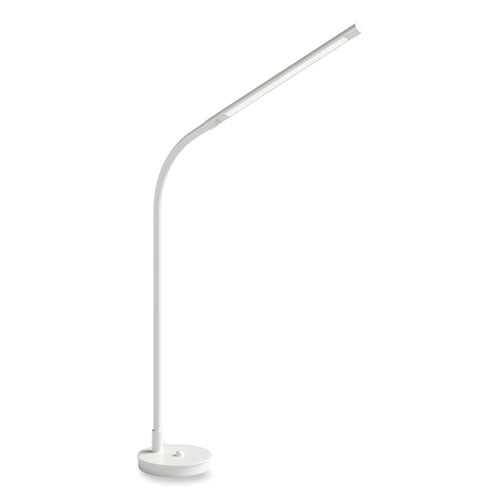 Resi Led Desk Lamp, Gooseneck, 18.5" High, White, Ships In 1-3 Business Days