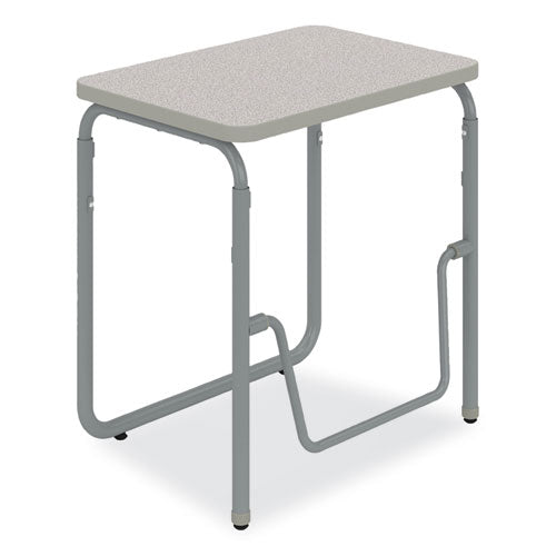 Alphabetter 2.0 Height-adjust Student Desk With Pendulum Bar, 27.75 X 19.75 X 29 To 43, Dry Erase, Ships In 1-3 Business Days