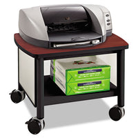 Impromptu Under Table Printer Stand, 20.5w X 16.5d X 14.5h, Black-cherry