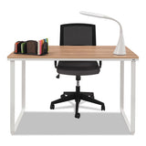 Steel Workstation, 47.25w X 24d X 28.75h, Beech-white