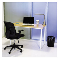 Steel Workstation, 47.25w X 24d X 28.75h, Beech-white