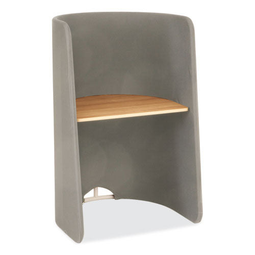 Roam Touchdown Workstation, 33" X 30" X 51.5", Beech/dark Gray, Ships In 1-3 Business Days
