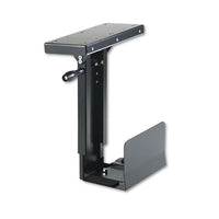 Ergo-comfort Swivel-mount Under Cpu Stand, 9w X 13.5d X 17.5h, Black