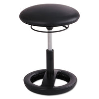 Stool,ergonomic,vinyl,bk
