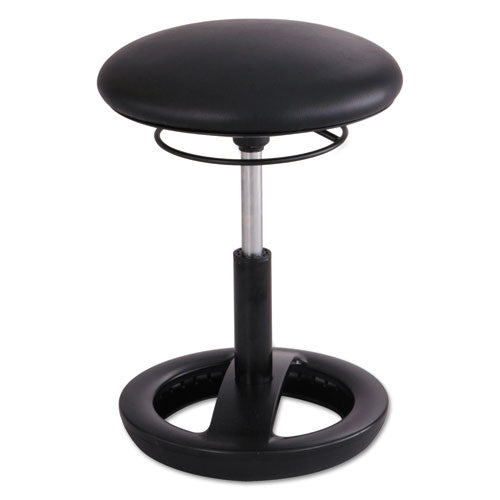 Stool,ergonomic,vinyl,bk